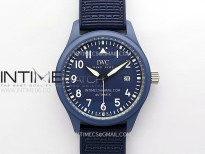 Pilot’s Watch Laureus Blue Ceramic IW328101 ZF 1:1 Best Edition on Blue Nylon Strap A32111