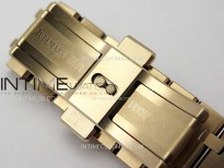 Royal Oak Chrono 26331ST RG IPF 1:1 Best Edition Blue Dial rose gold subdial on SS Bracelet A7750