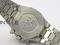 Royal Oak Chrono 26331ST SS IPF 1:1 Best Edition Blue Dial Silver subdial on SS Bracelet A7750