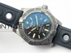 AVENGER BLACKBIRD V17311 Ti DLC 1:1 Best Edition Black Dial Diamonds Bezel on Nylon Strap A2824