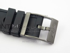 AVENGER BLACKBIRD V17311 Ti DLC 1:1 Best Edition Black Dial Diamonds Bezel on Nylon Strap A2824