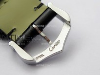 Santos Dumont 43.5mm SS/RG F1F Best Edition Silver Dial on Black Leather Strap Quartz