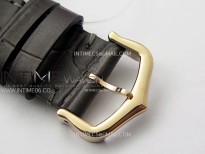Santos Dumont 43.5mm RG F1F Best Edition Silver Dial on Brown Leather Strap Quartz