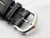 Santos Dumont 38mm SS/RG F1F Best Edition Silver Dial on Black Leather Strap Quartz