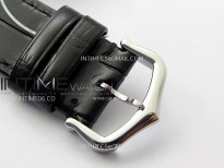 Santos Dumont 46.6mm SS/RG F1F Best Edition Silver Dial on Black Leather Strap Quartz