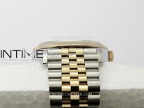 DateJust 36 SS 126231 904L SS/RG VSF 1:1 Best Edition Gray Fluted Dial Diamonds Markers on Jubilee Bracelet VS3235
