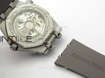 Royal Oak Offshore Diver 15720 APSF 1:1 Best Edition Gray Dial on Gray Rubber Strap SA4308