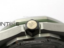 Royal Oak Offshore Diver 15720 APSF 1:1 Best Edition Green Dial on Green Rubber Strap SA4308