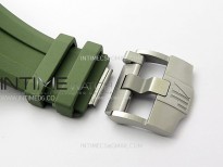 Royal Oak Offshore Diver 15720 APSF 1:1 Best Edition Green Dial on Green Rubber Strap SA4308