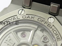 Royal Oak Offshore Diver 15720 Ceramic Bezel APSF 1:1 Best Edition Black Dial on Black Rubber Strap SA4308