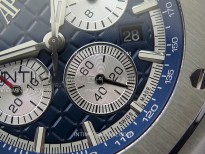 Royal Oak Offshore 26240 SS Bezel APF 1:1 Best Edition Blue/Silver Dial on Blue Rubber Strap A4401